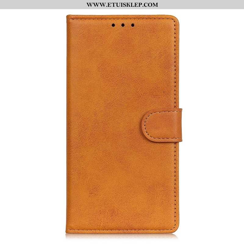 Etui Folio do Xiaomi Redmi Note 12 Pro Plus Matowa Sztuczna Skóra